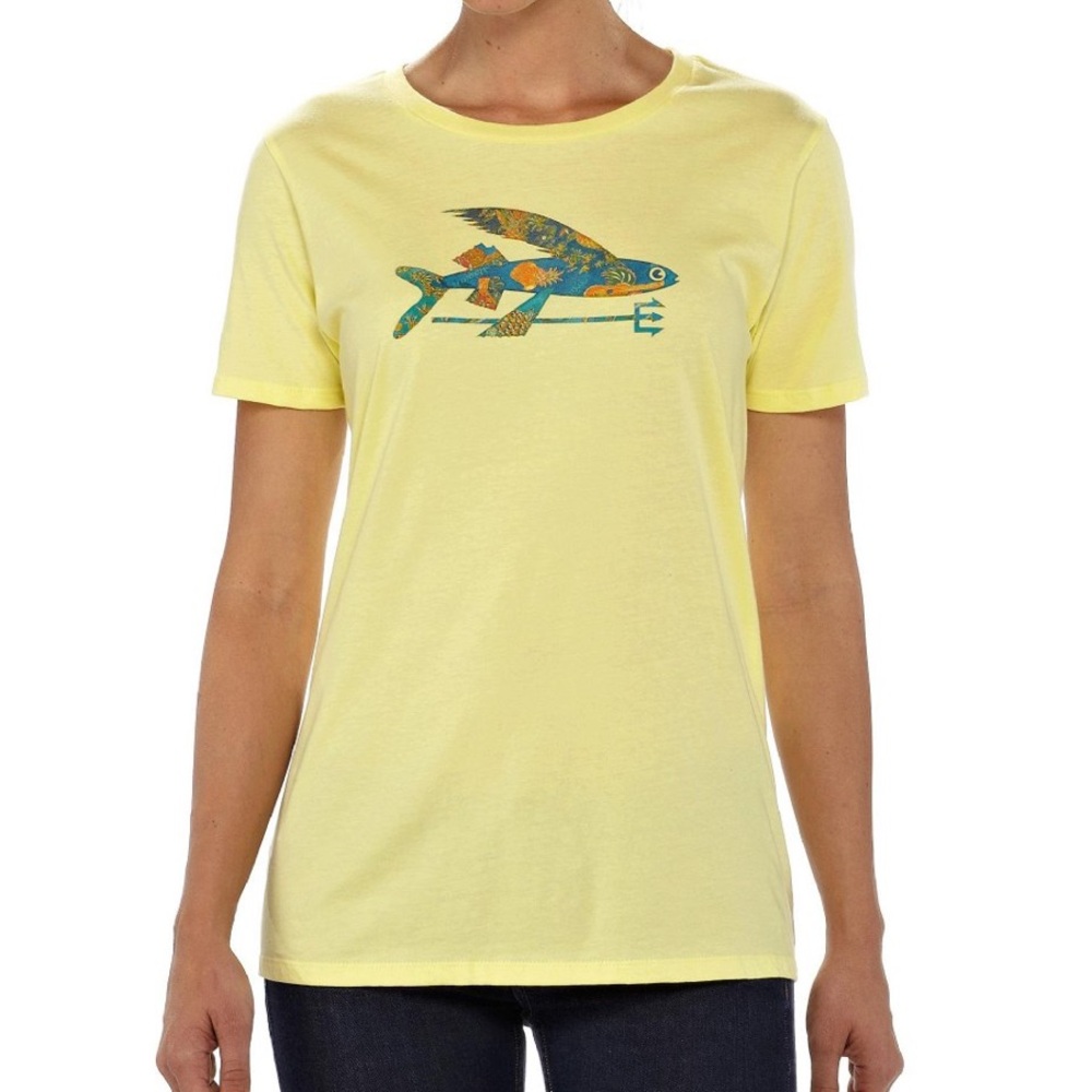 PATAGONIA - ISLE WILD FLYING FISH T-SHIRT Women’s Small